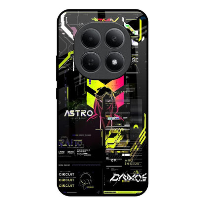 Astro Glitch Poco M8 5G Glass Back Cover Online