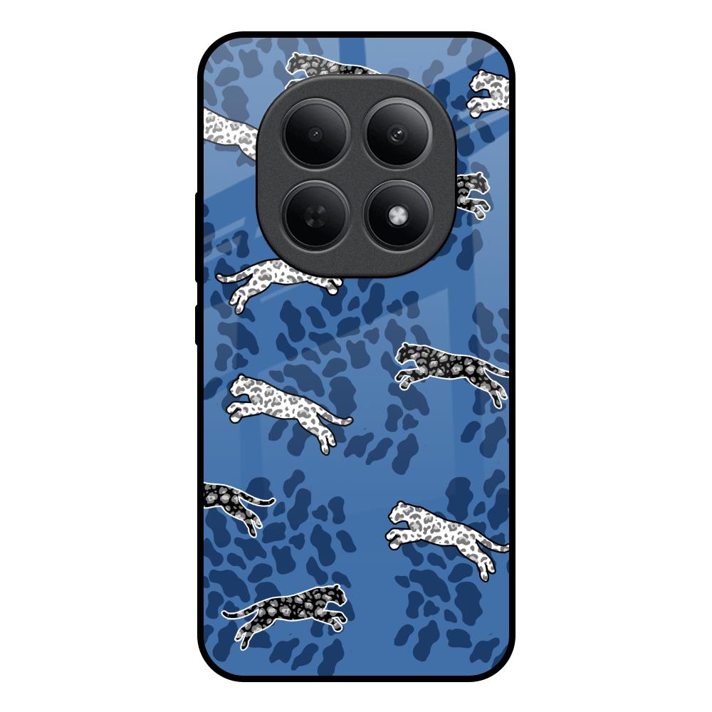 Blue Cheetah Poco M8 5G Glass Back Cover Online