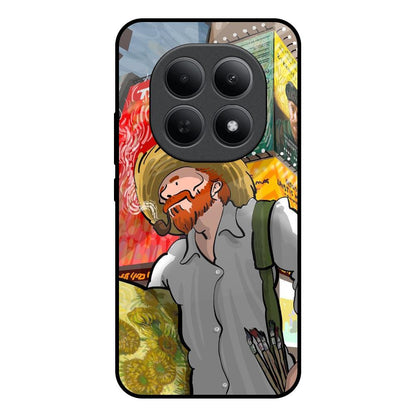 Loving Vincent Poco M8 5G Glass Back Cover Online