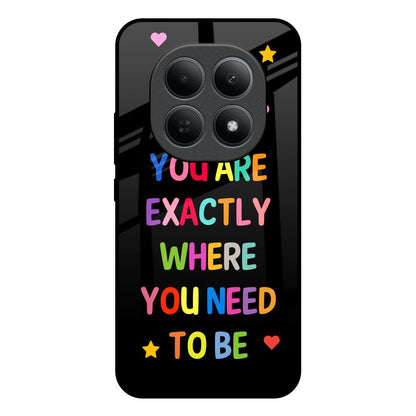 Magical Words Poco M8 5G Glass Back Cover Online