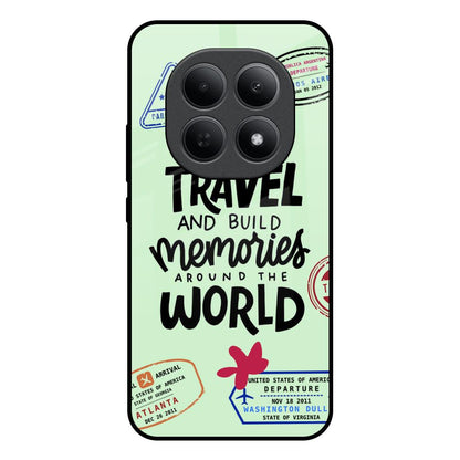 Travel Stamps Poco M8 5G Glass Back Cover Online