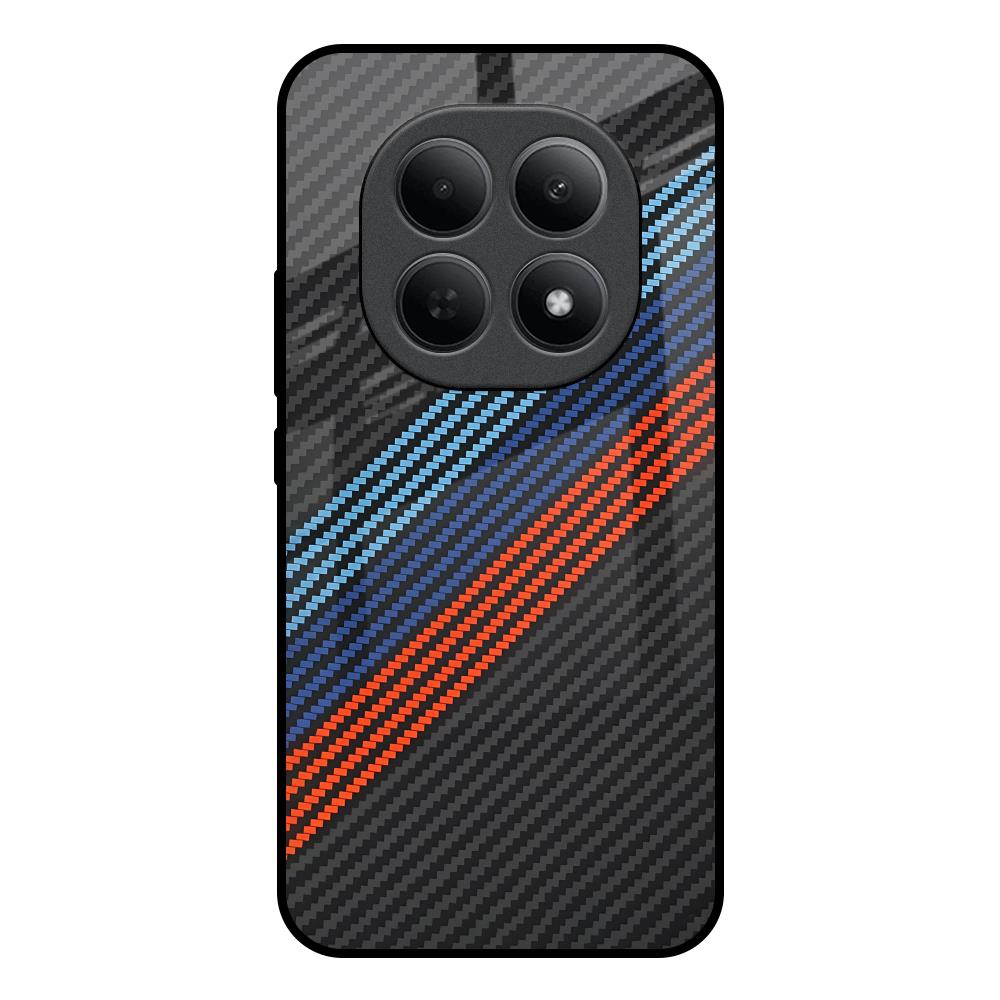 Carbon Inspired Poco M8 5G Glass Back Cover Online