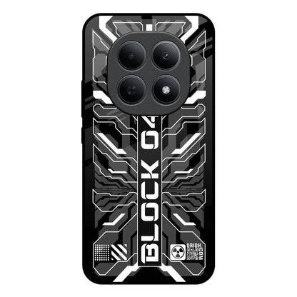 Monochrome Magic Poco M8 5G Glass Back Cover Online