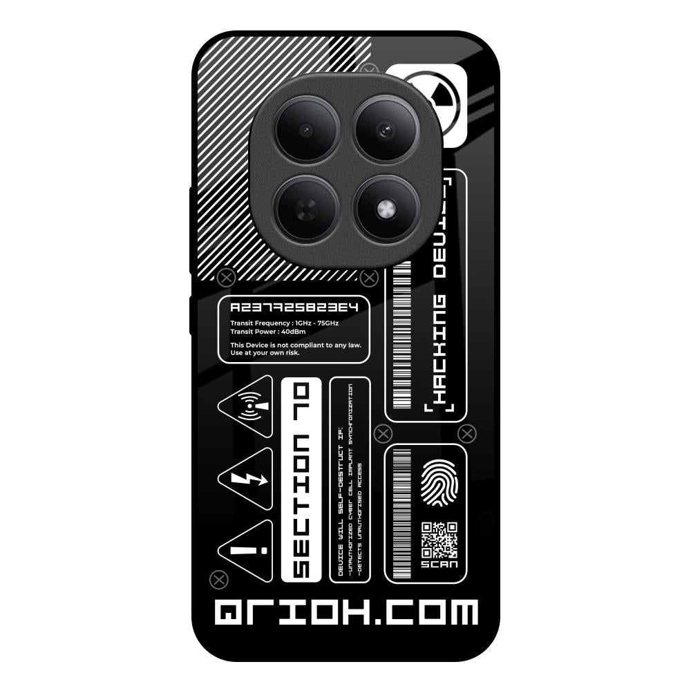 Futuristic Art Poco M8 5G Glass Back Cover Online