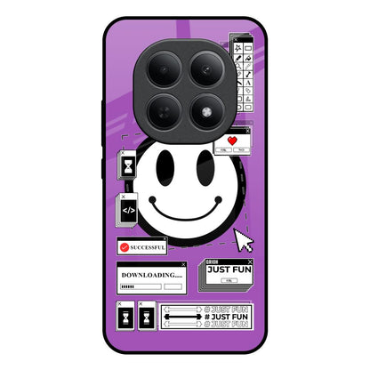 Code with Smile Poco M8 5G Glass Back Cover Online