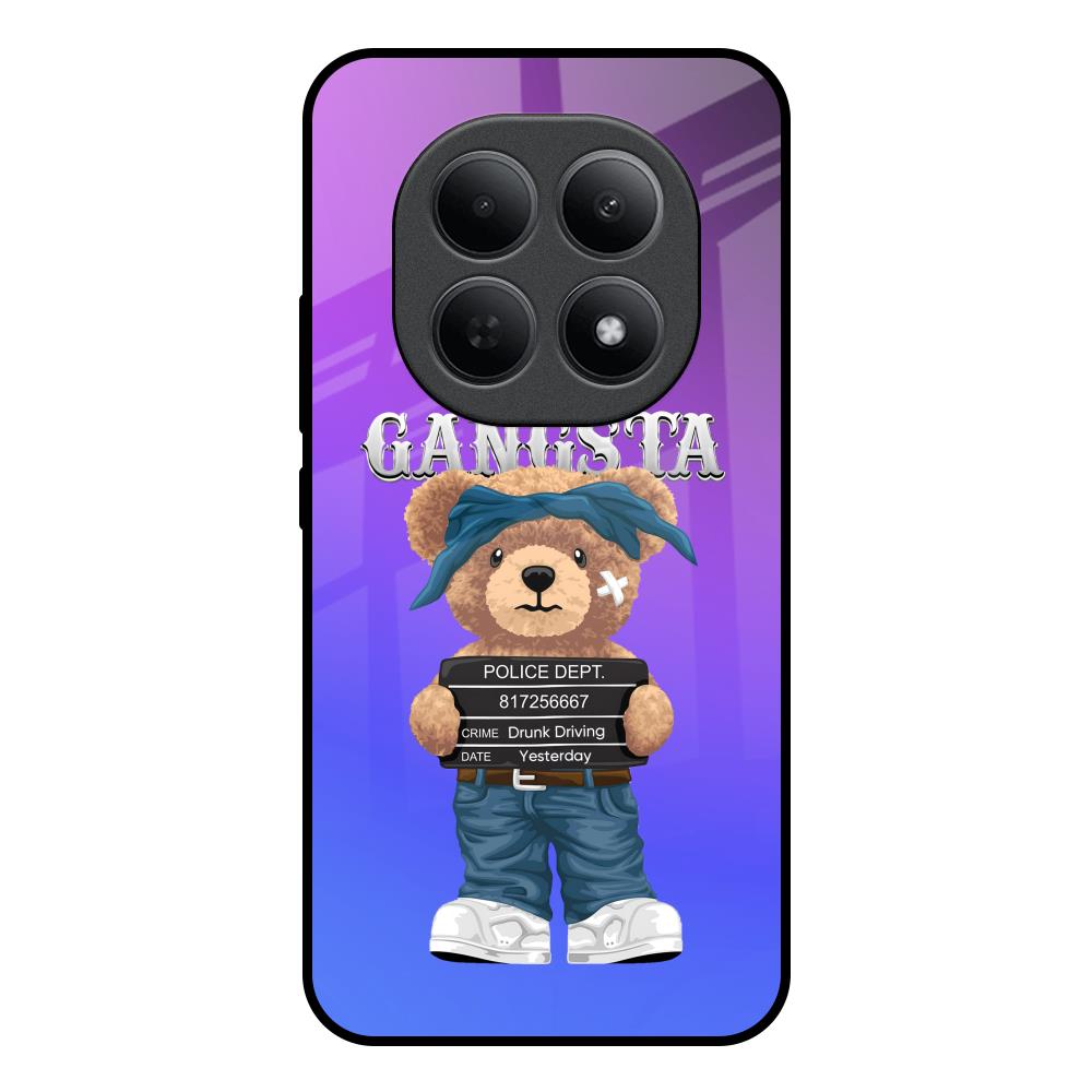 Gangsta Bear Poco M8 5G Glass Back Cover Online