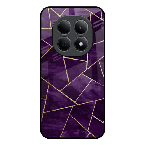 Geometric Purple Poco M8 5G Glass Back Cover Online