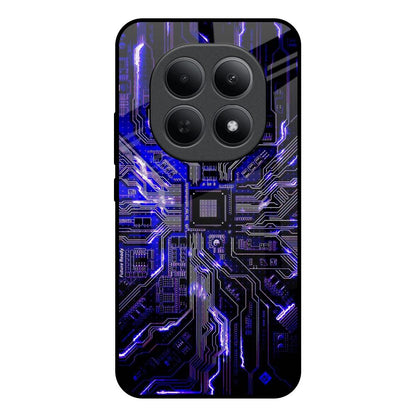 Techno Color Pattern Poco M8 5G Glass Back Cover Online