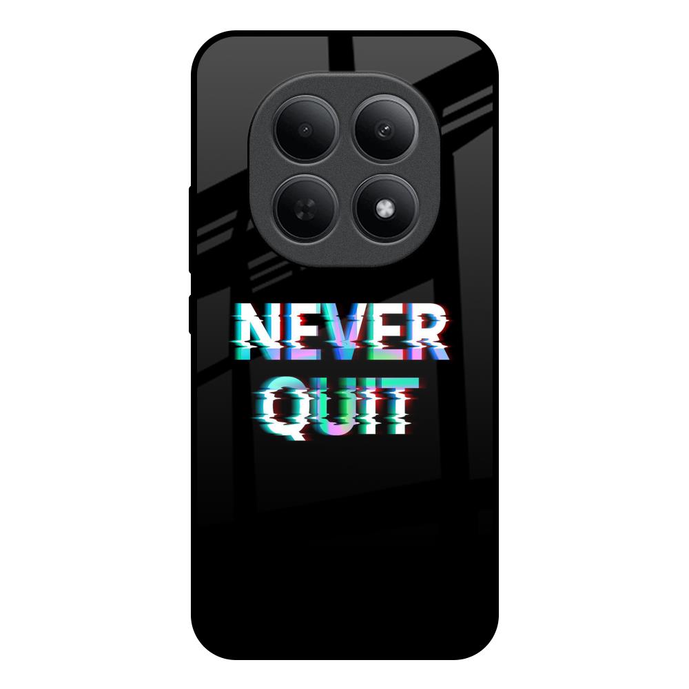 Never Quit Poco M8 5G Glass Back Cover Online