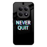 Never Quit Poco M8 5G Glass Back Cover Online