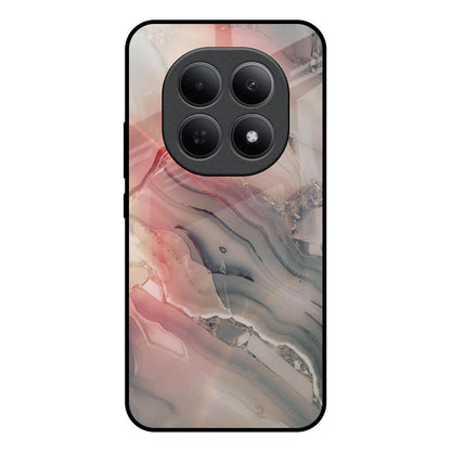 Pink And Grey Marble Poco M8 5G Glass Back Cover Online