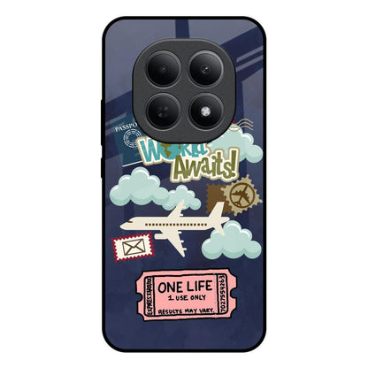 Tour The World Poco M8 5G Glass Back Cover Online