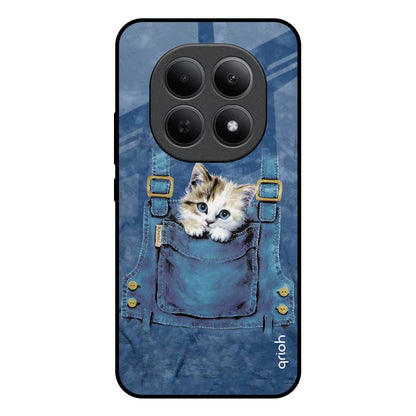 Kitty In Pocket Poco M8 5G Glass Back Cover Online