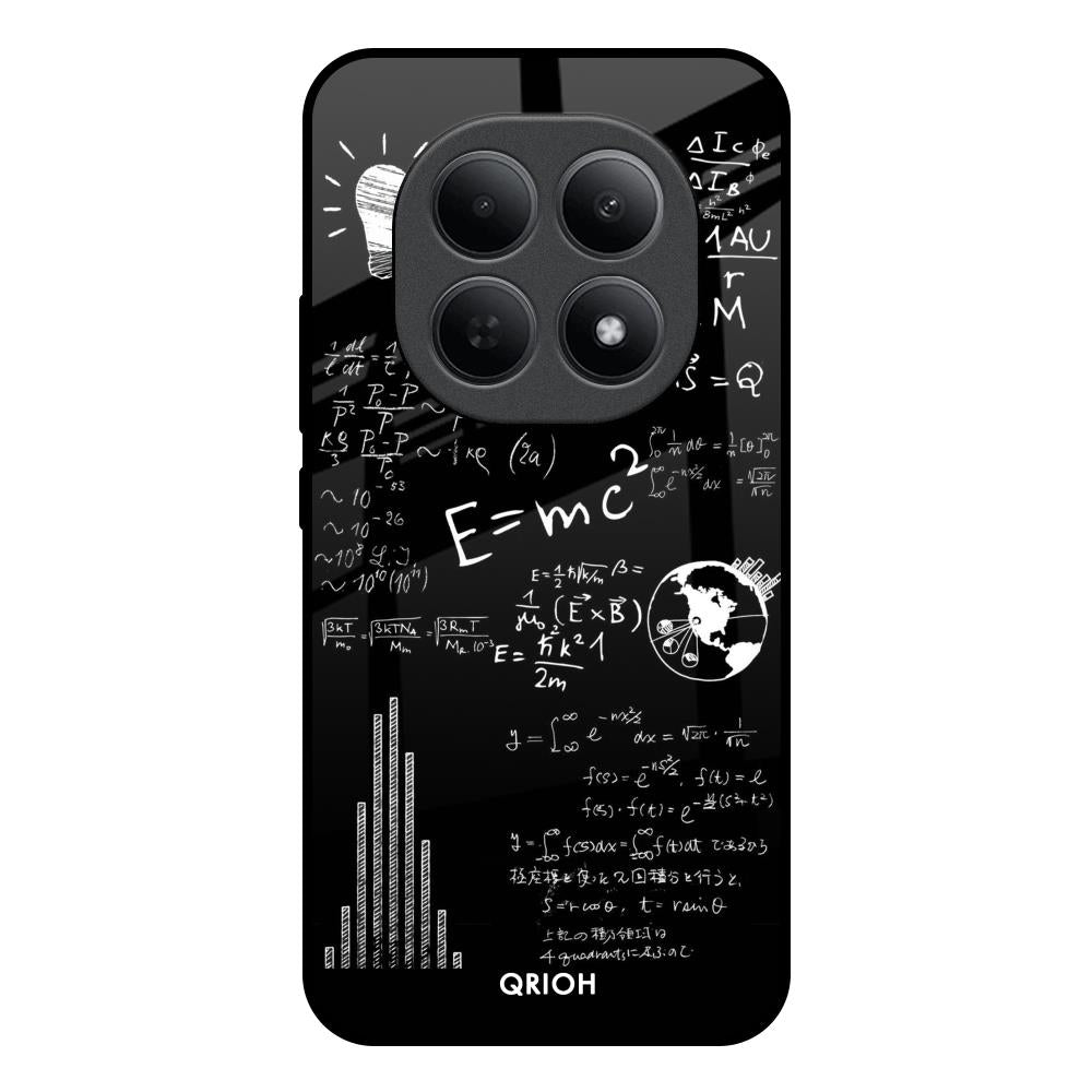 Funny Math Poco M8 5G Glass Back Cover Online