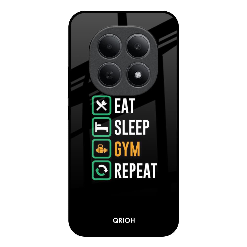 Daily Routine Poco M8 5G Glass Back Cover Online