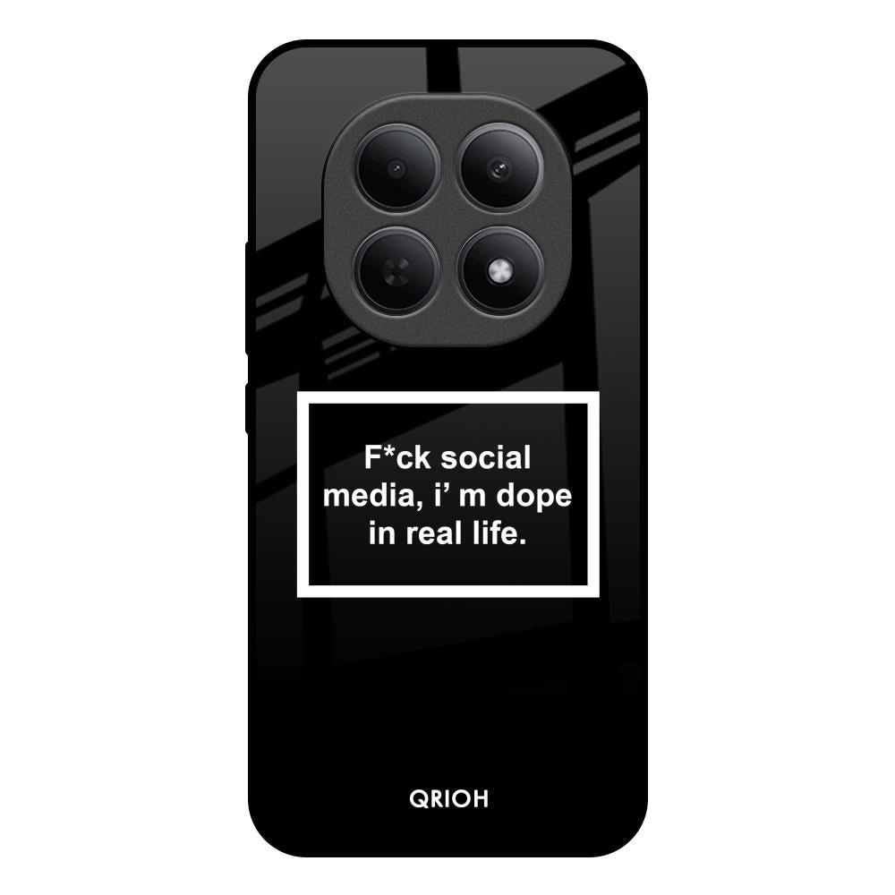 Dope In Life Poco M8 5G Glass Back Cover Online