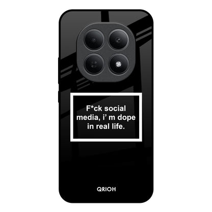 Dope In Life Poco M8 5G Glass Back Cover Online