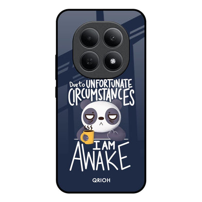 Struggling Panda Poco M8 5G Glass Back Cover Online