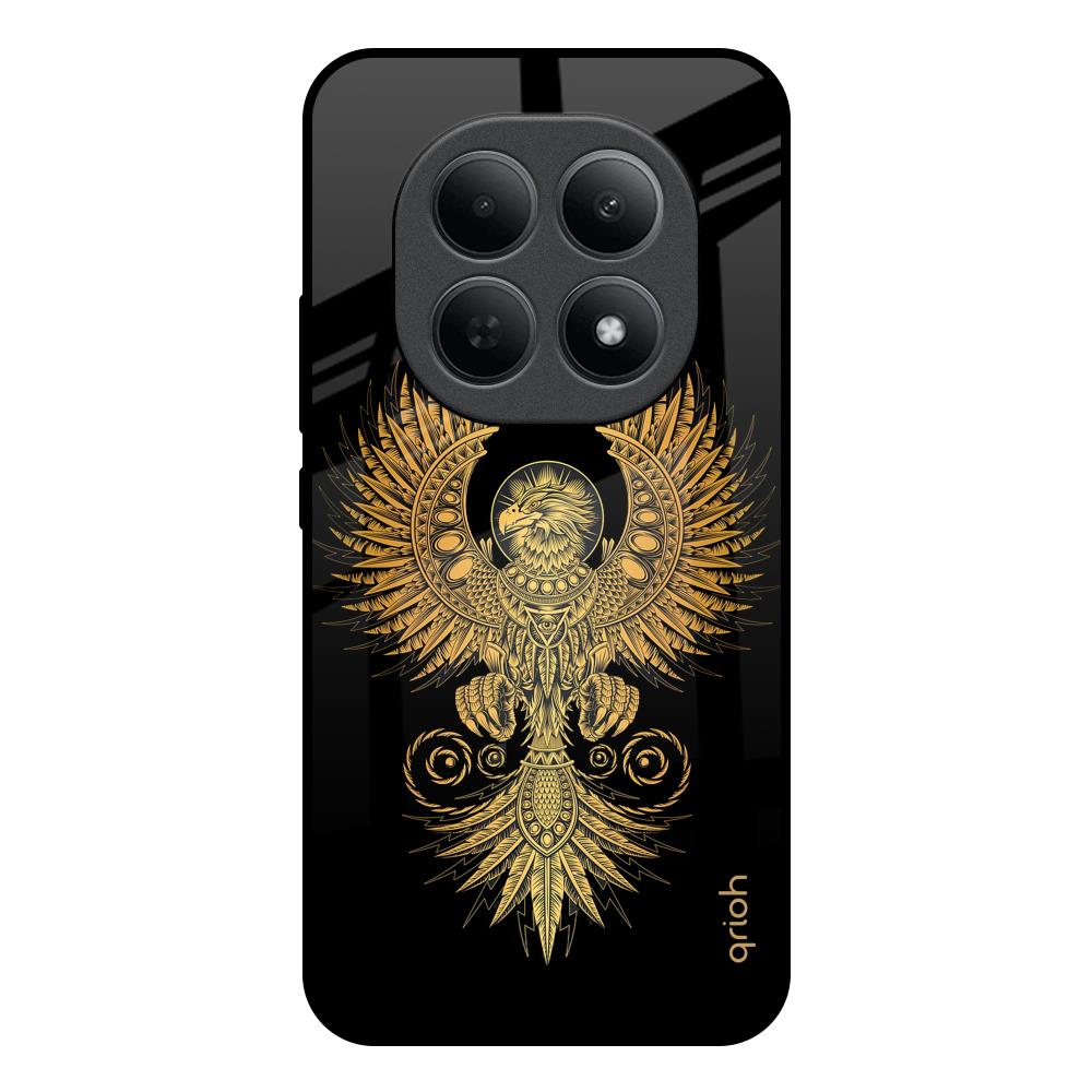 Mythical Phoenix Art Poco M8 5G Glass Back Cover Online