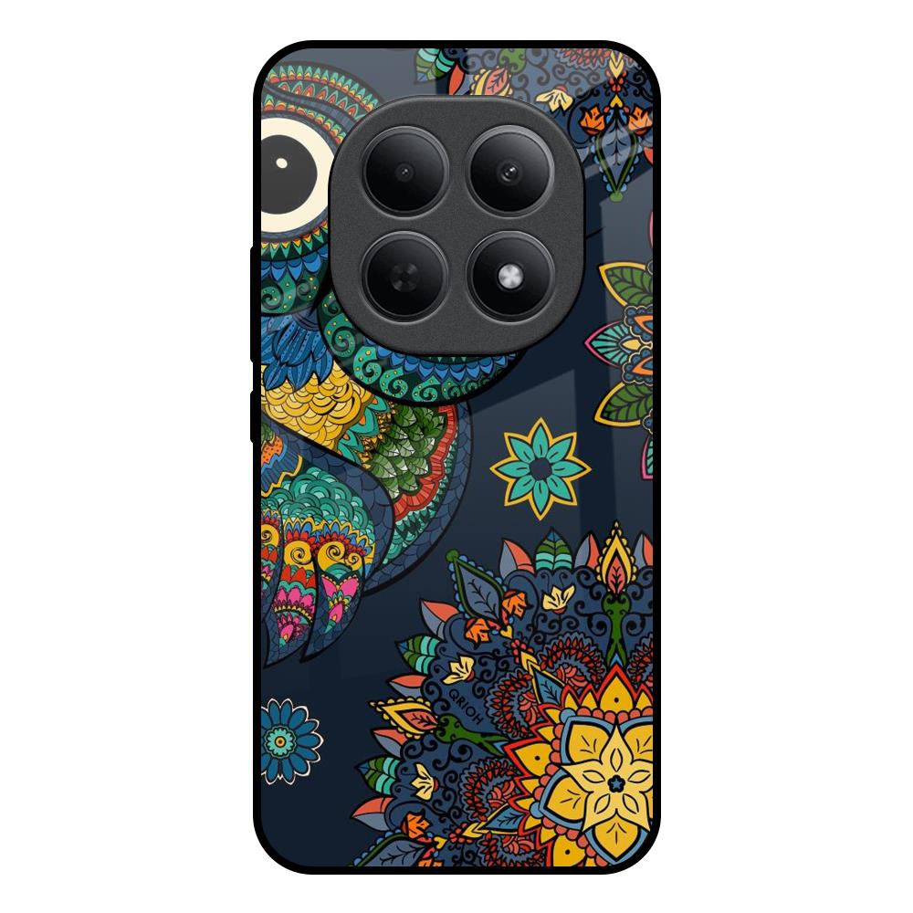 Owl Art Poco M8 5G Glass Back Cover Online