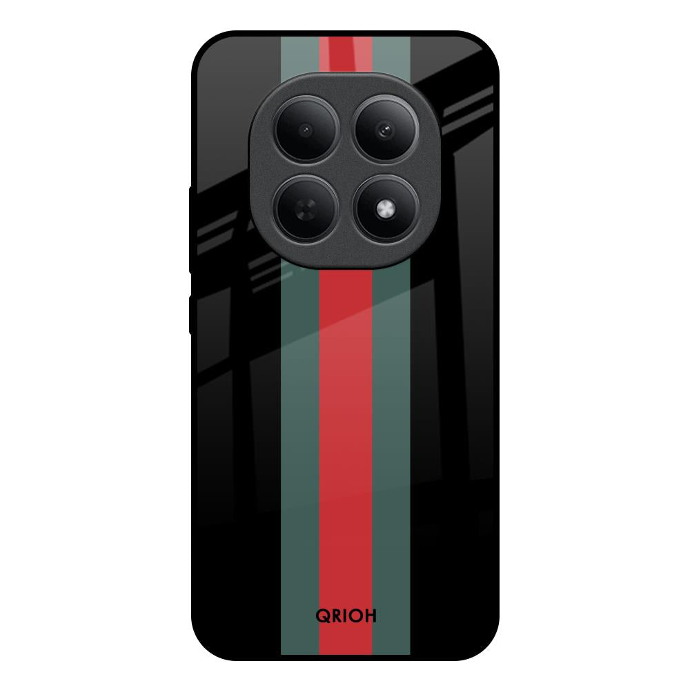 Vertical Stripes Poco M8 5G Glass Back Cover Online