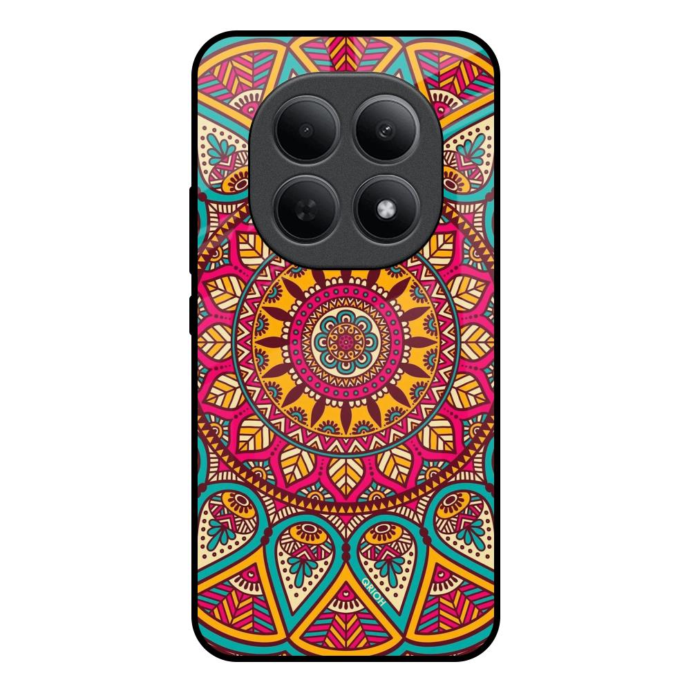 Elegant Mandala Poco M8 5G Glass Back Cover Online