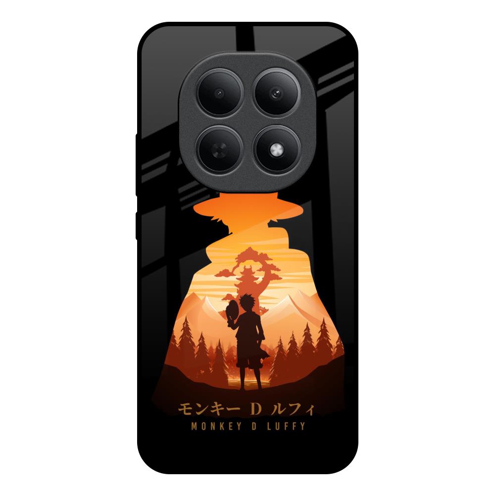 Luffy One Piece Poco M8 5G Glass Back Cover Online
