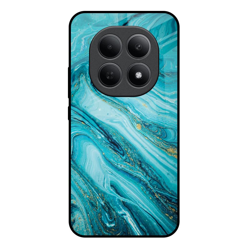 Ocean Marble Poco M8 5G Glass Back Cover Online