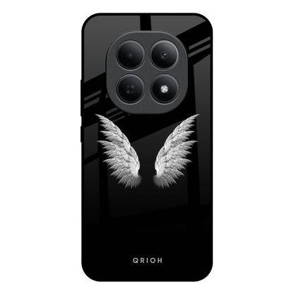 White Angel Wings Poco M8 5G Glass Back Cover Online