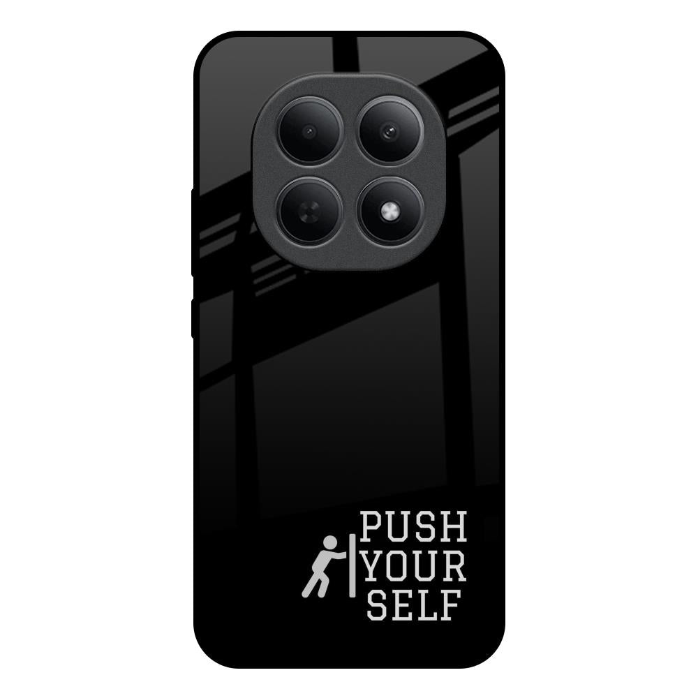 Push Your Self Poco M8 5G Glass Back Cover Online