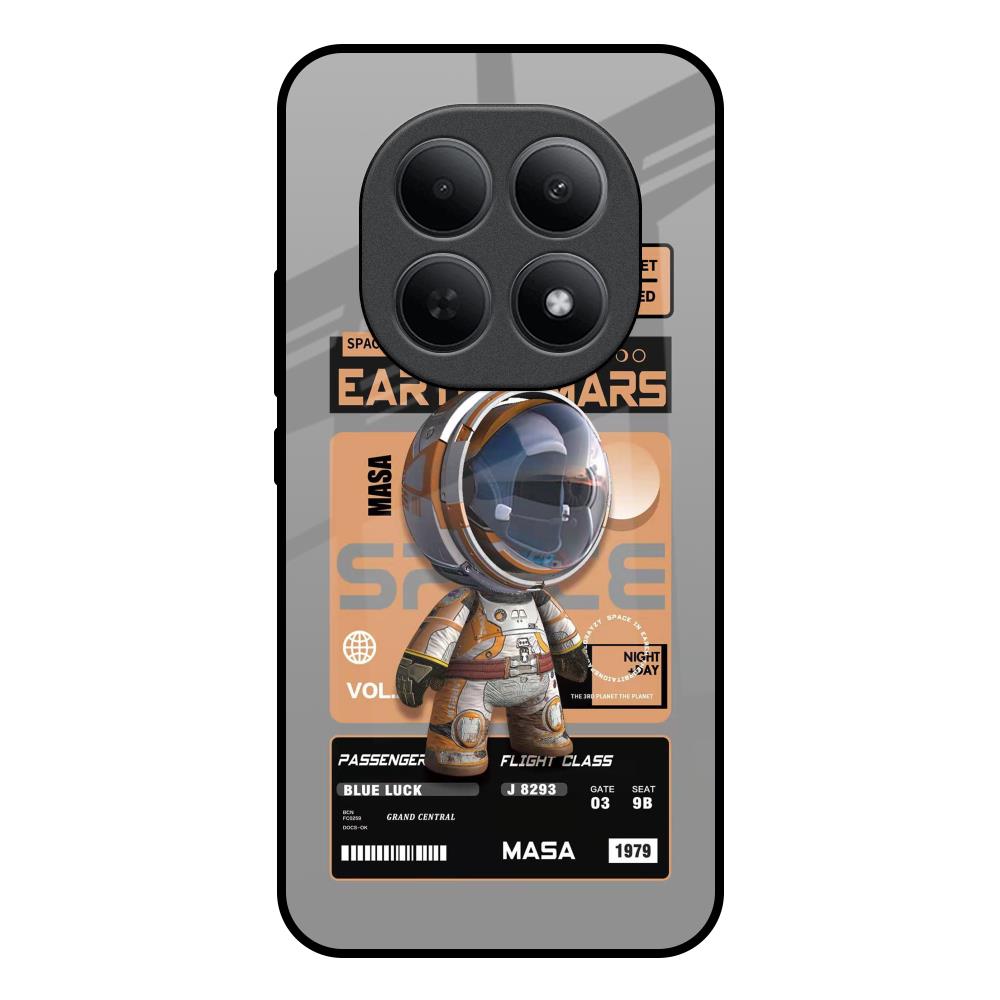 Space Ticket Poco M8 5G Glass Back Cover Online