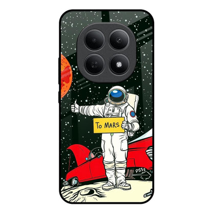 Astronaut on Mars Poco M8 5G Glass Back Cover Online