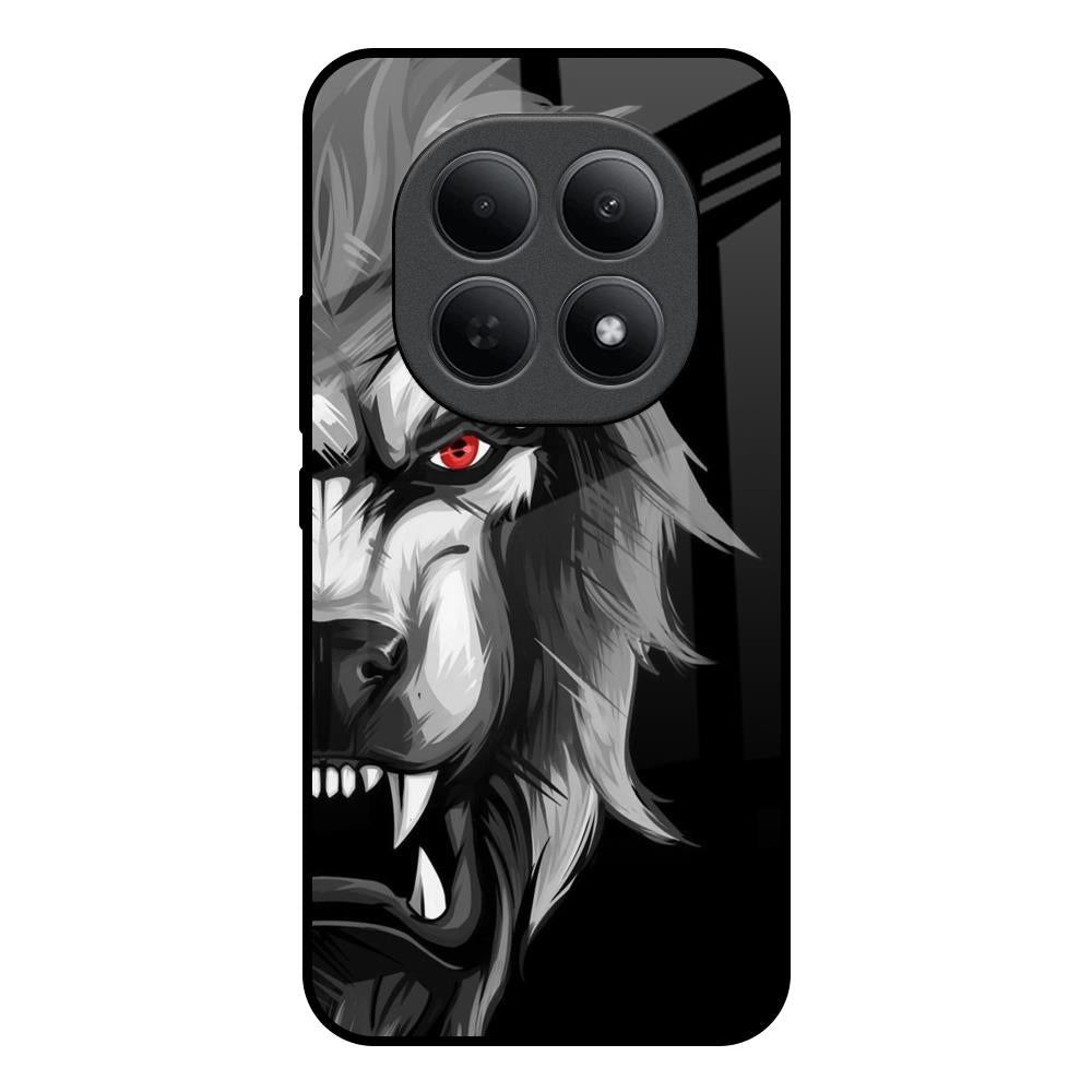 Wild Lion Poco M8 5G Glass Back Cover Online
