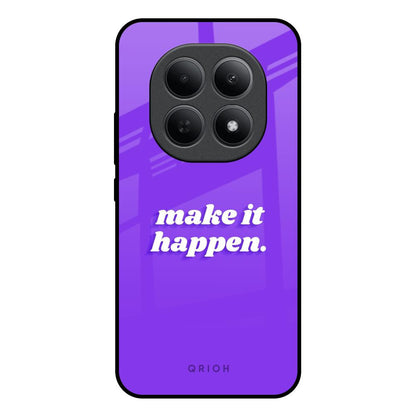 Make it Happen Poco M8 5G Glass Back Cover Online