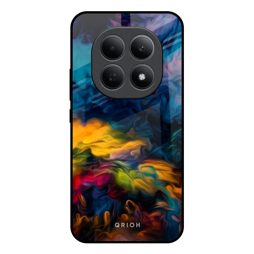 Multicolor Oil Painting Poco M8 5G Glass Back Cover Online