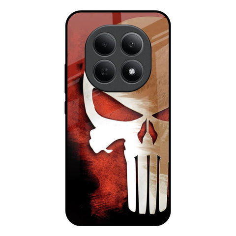 Red Skull Poco M8 5G Glass Back Cover Online