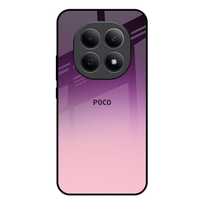 Purple Gradient Poco M8 5G Glass Back Cover Online