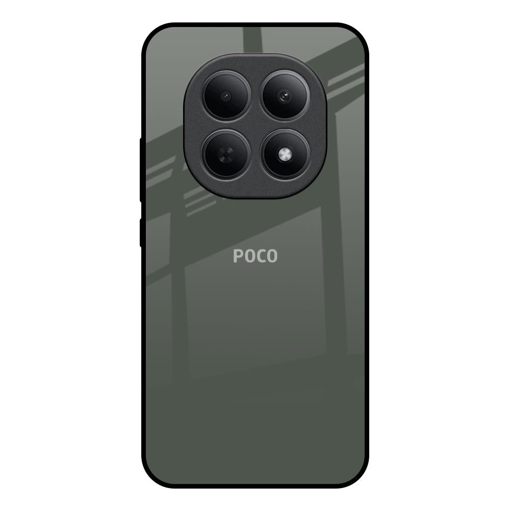 Charcoal Poco M8 5G Glass Back Cover Online