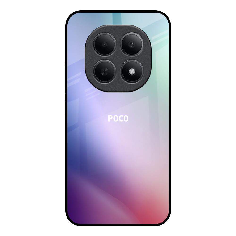 Abstract Holographic Poco M8 5G Glass Back Cover Online