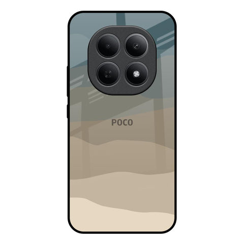 Abstract Mountain Pattern Poco M8 5G Glass Back Cover Online