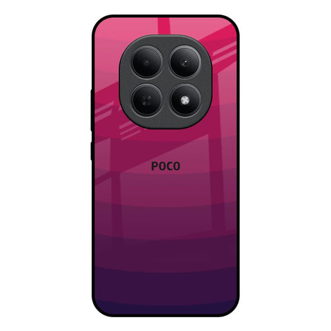Wavy Pink Pattern Poco M8 5G Glass Back Cover Online