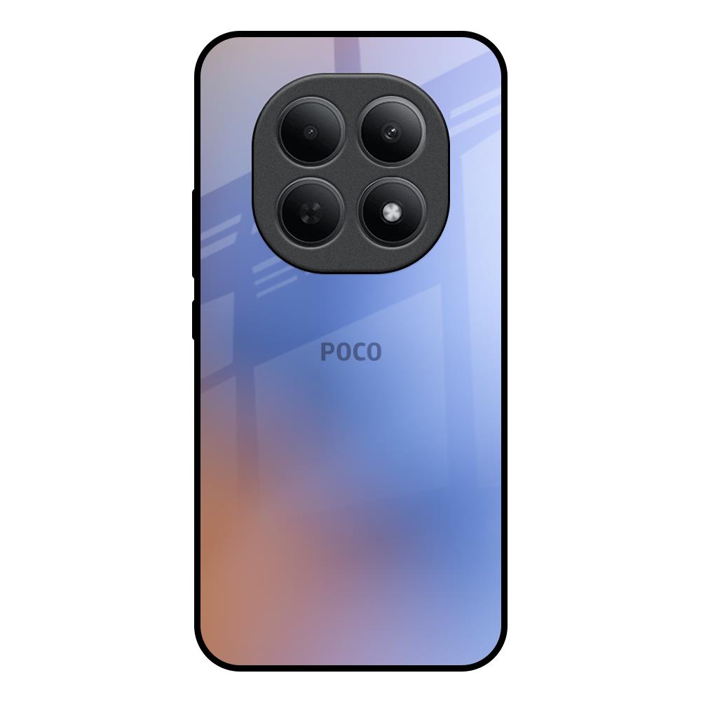 Blue Aura Poco M8 5G Glass Back Cover Online