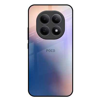 Blue Mauve Gradient Poco M8 5G Glass Back Cover Online
