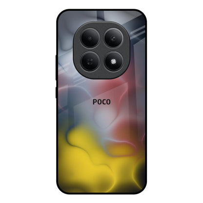 Colorful Smoke Poco M8 5G Glass Back Cover Online