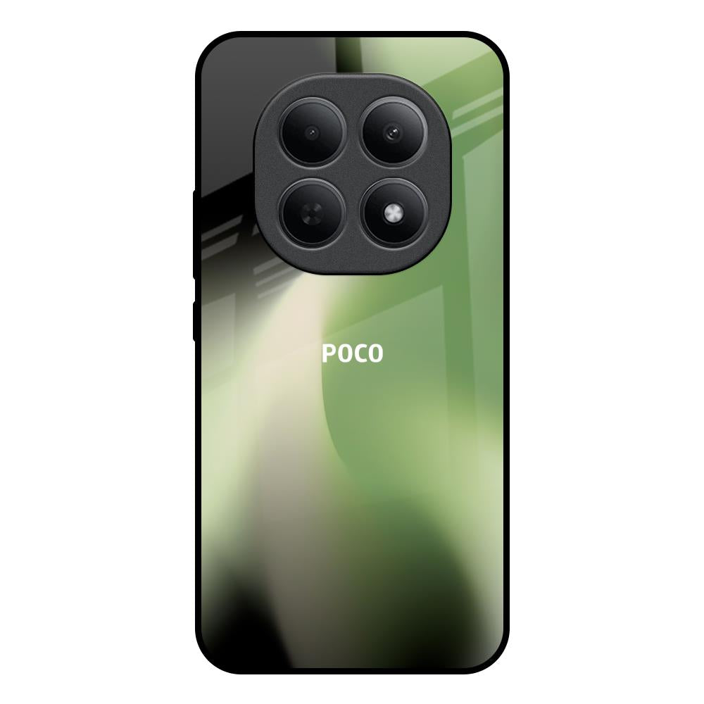 Green Tornado Poco M8 5G Glass Back Cover Online