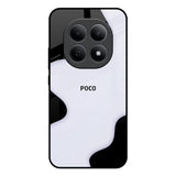 Wheat Cream Wavy Poco M8 5G Glass Back Cover Online