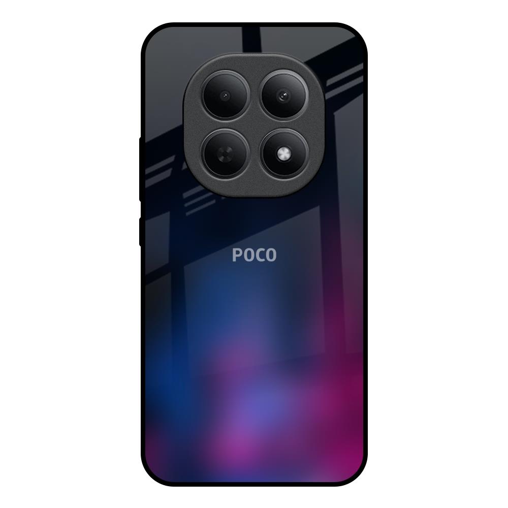 Pink Smudge Poco M8 5G Glass Back Cover Online