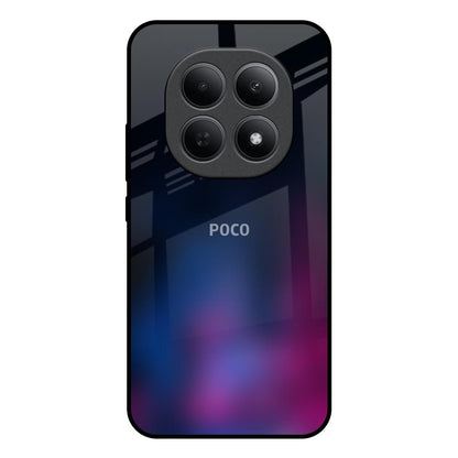 Pink Smudge Poco M8 5G Glass Back Cover Online