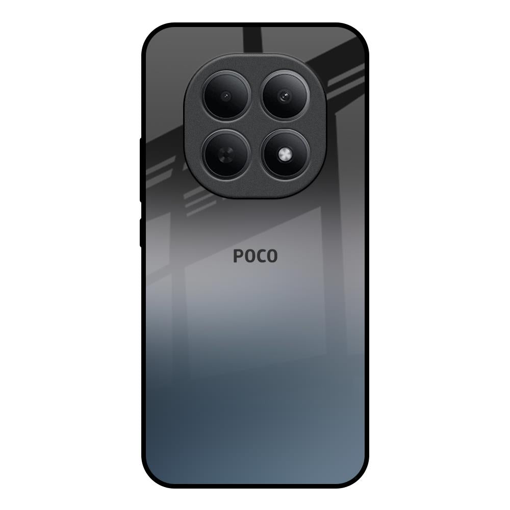 Dramatic Grey Poco M8 5G Glass Back Cover Online