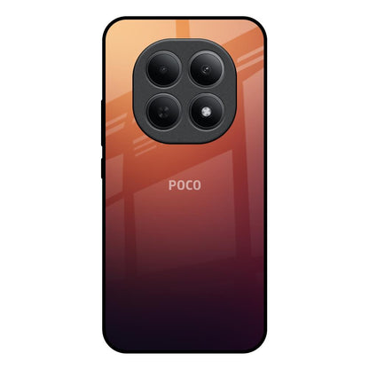 Sunset Background Poco M8 5G Glass Back Cover Online